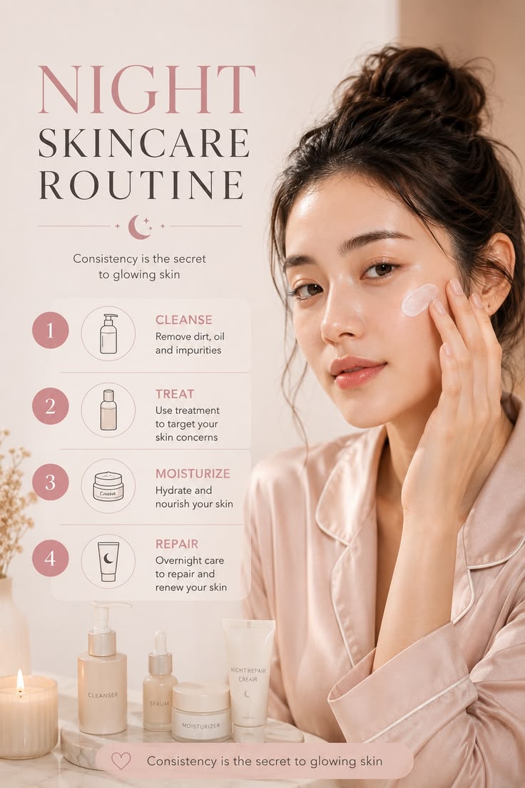 Skincare Routine Malam yang Bekerja Saat Kamu Terlelap